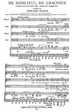 Be Merciful, Be Gracious von Edward Elgar 
