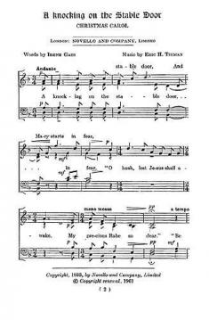 A Knocking On The Stable Door von Eric Thiman 