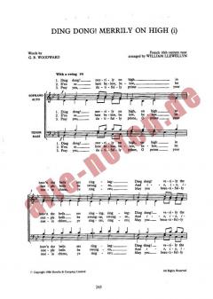 Ding Dong! Merrily On High von William Llewellyn 