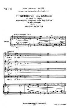 Benedictus Es Domine von Herbert Howells 