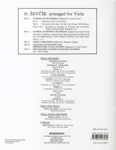 Viola Studies: School Of Bowing Technique Part 1 von Otakar Ševčík im Alle Noten Shop kaufen