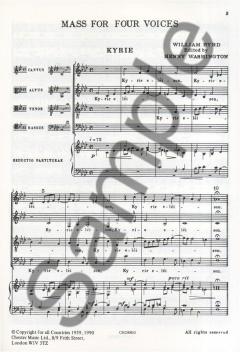 Mass For Four Voices (William Byrd) 