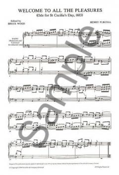 Welcome To All The Pleasures von Henry Purcell 