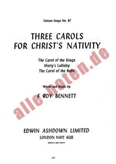 Three Carols For Christ's Nativity 