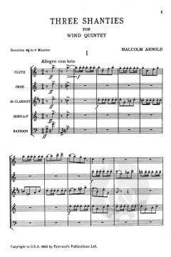 3 Shanties (Malcolm Arnold) 