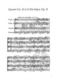 Five Late String Quartets von Antonín Dvorák 