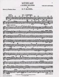 Messiah - A Sacred Oratorio von Georg Friedrich Händel 