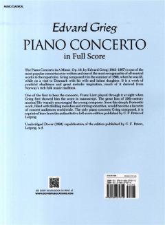 Piano Concerto von Edvard Grieg 