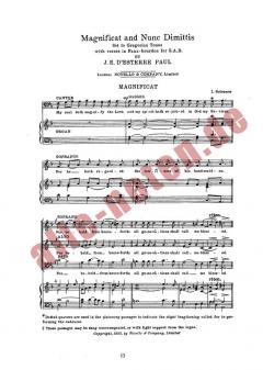 Magnificat & Nunc Dimittis von Ernst Paul 