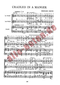 Smith, B Cradled In A Manger 2-Part/Piano (305) (Peter Bernard Smith) 