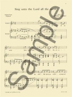 Sing Unto The Lord All The Earth von Muriel Herbert 
