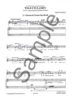 Wild Cyclamen (from 'Twelve Songs to Poems by Robert Graves op. 49') von Hugh Wood 