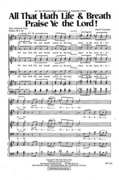 All That Hath Life And Breath Praise Ye The Lord! (Rene Clausen) 