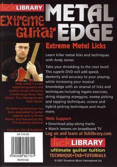 Metal Edge - Extreme Metal Licks von Andy James 