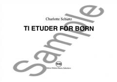 Schiotz 10 Etuder for Born Score 