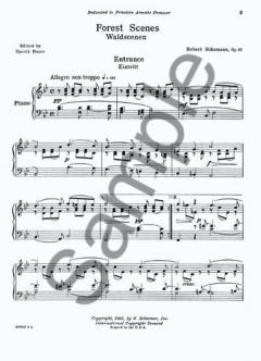 Forest Scenes von Robert Schumann 