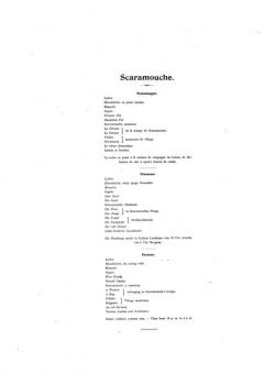 Scaramouche Op. 71 von Jean Sibelius 