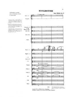 Scaramouche Op. 71 von Jean Sibelius 