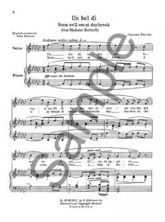 Un Bel Di von Giacomo Puccini 