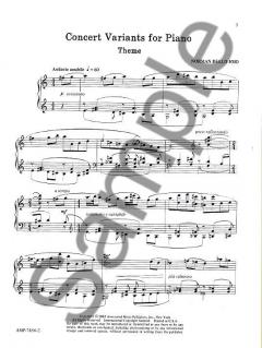 Concert Variants von Norman Dello Joio 
