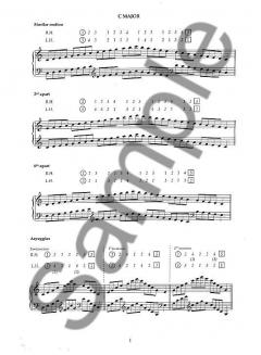 Scales and Arpeggios for Piano - Fingering and Tonality Method von Josephine Koh 