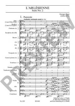 L'Arlésienne Suite Nr. 2 von Georges Bizet für Orchester im Alle Noten Shop kaufen