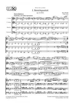 Streichquartett Nr. 1 von Kurt Weill im Alle Noten Shop kaufen