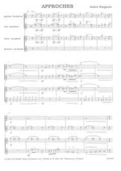 Easy Saxophone Ensemble Album Vol. 1 von Andre Waignein 