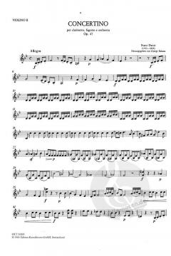 Concertino B-Dur für Klarinette und Fagott von Franz Danzi 