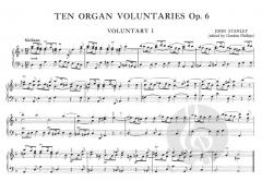 10 Voluntaries op. 6 von John Stanley für Orgel im Alle Noten Shop kaufen