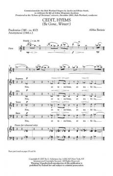 Cedit, Hyems (Abbie Betinis) 