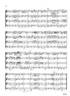 Quartett in B-dur von L. Mechura für Hornquartett