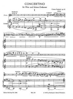 Concertino op. 82 von Günter Raphael 