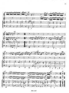 Sonatinen Nr. 71 und 74 von Johann Pezel 