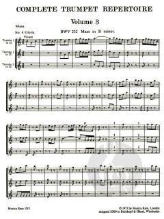 Vollständiges Trompeten-Repertoire Band 3 von Johann Sebastian Bach im Alle Noten Shop kaufen