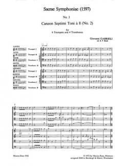 Sacrae Symphoniae Nr. 3 (Giovanni Gabrieli) 
