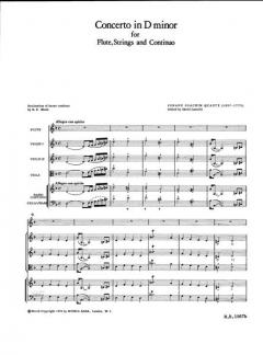 Flötenkonzert in d-moll QV 5:81 (Johann Joachim Quantz) 