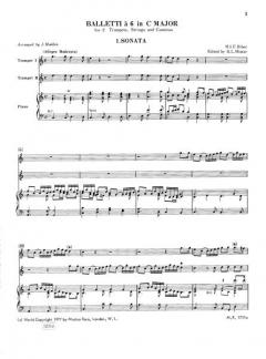 Balletti a 6 in C-dur von Heinrich Ignaz Franz Biber 