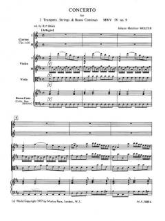 Concerto in D MWV IV/9 (Johann Melchior Molter) 