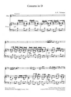 Concerto in D TWV 51:D5 von Georg Philipp Telemann 