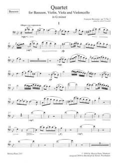 Quartett g-moll op. 73 Nr. 3 (François Devienne) 