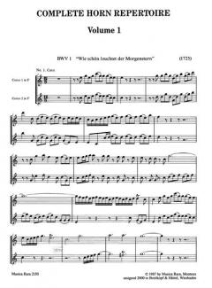 Orchesterstudien für Horn Band 1 von Johann Sebastian Bach im Alle Noten Shop kaufen