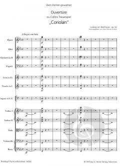 Coriolan op. 62 von Ludwig van Beethoven 
