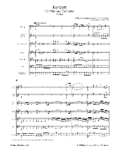 Flötenkonzert G-dur KV 313 (285c) von Wolfgang Amadeus Mozart 