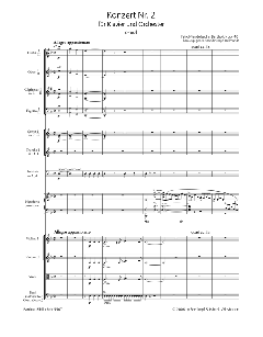 Klavierkonzert Nr. 2 d-moll op. 40 von Felix Mendelssohn Bartholdy 