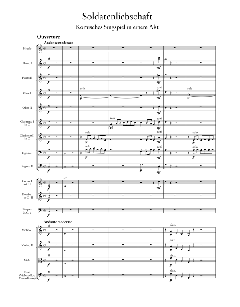 Soldatenliebschaft - komisches Singspiel in einem Akt (1820) von Felix Mendelssohn Bartholdy 