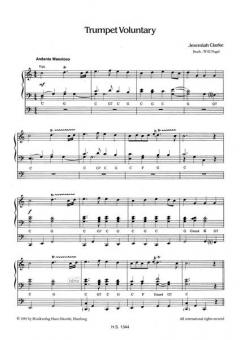 Trumpet Voluntary von Jeremiah Clarke für elektronische Orgel im Alle Noten Shop kaufen