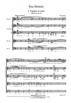Due Mottetti von Nino Rota 