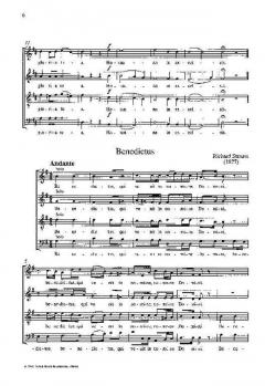 Vier Sätze einer Messe D-Dur op. AV. 31 von Richard Strauss 
