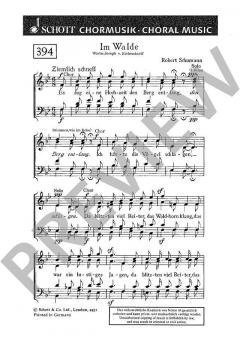 Im Walde (Es zog eine Hochzeit) op. 39/11 von Robert Schumann 